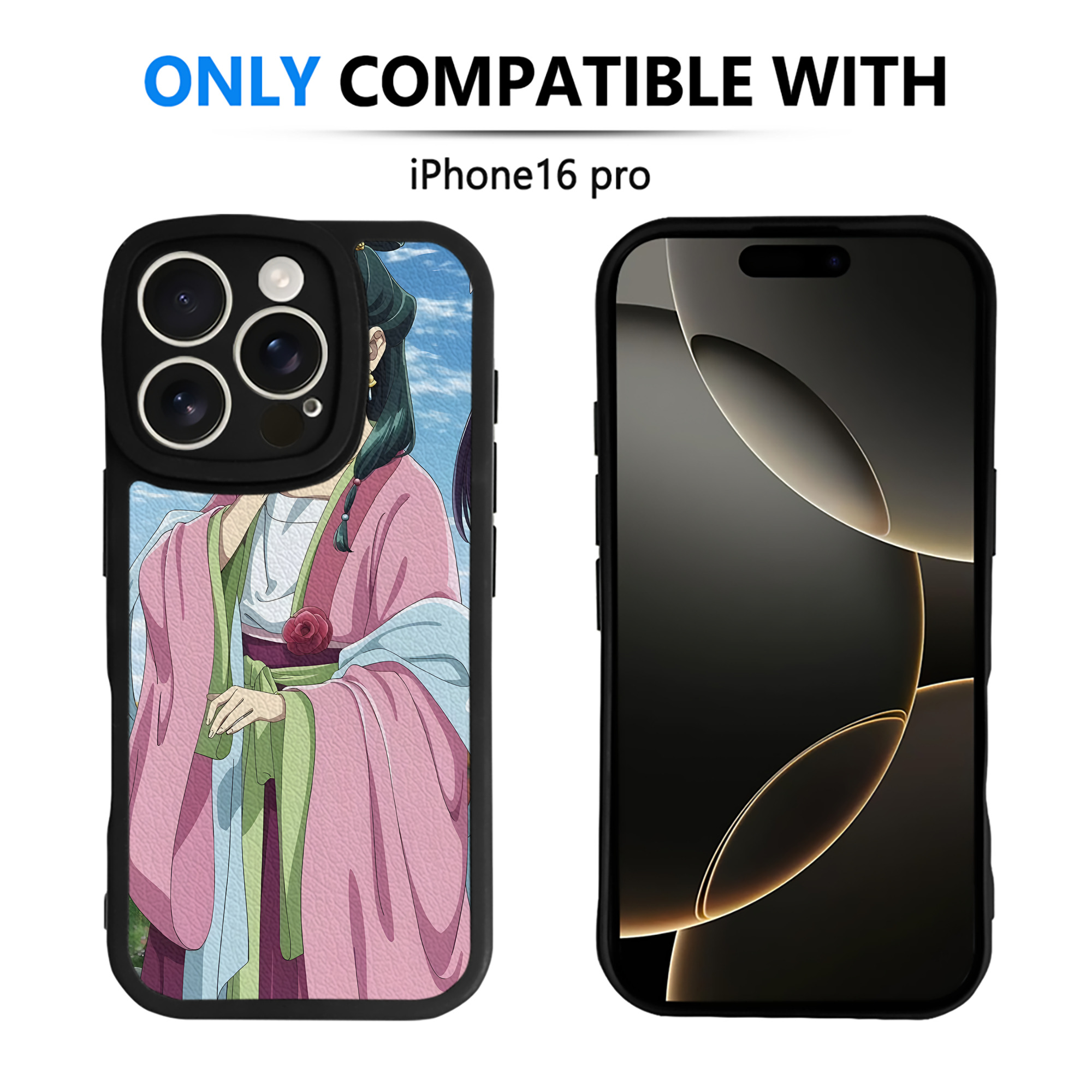 薬屋のひとりごと The Apothecary Diaries 【iPhone 16シリーズ対応】シリコンスマホケース（レザー調） 材質：シリコン